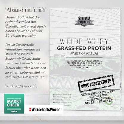 Weide Whey mit Phospholipiden aus nur 1 Zutat
